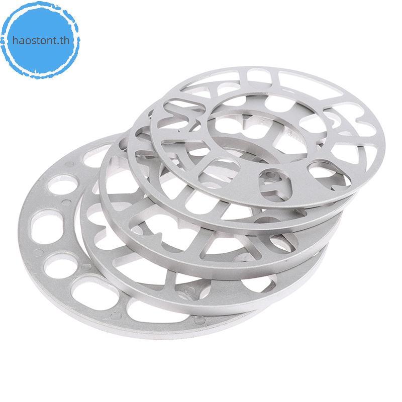 Haostont 3/5/6/8/10 มม.อลูมิเนียมล้อรถ Spacer Adaptor Shims แผ่นรถอุปกรณ์เสริม TH