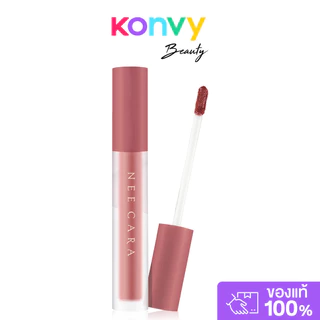 NEE CARA Velvet Matte Lip Glaze 4g #05 นี คาร่า ลิปแมทเนื้อกำมะหยี่.