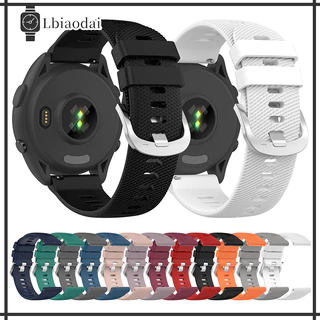 สายนาฬิกาซิลิโคน 20/22 มม. for Garmin Forerunner 165/55/158/570 42mm vivoactive5 Active Bounce VivoMove