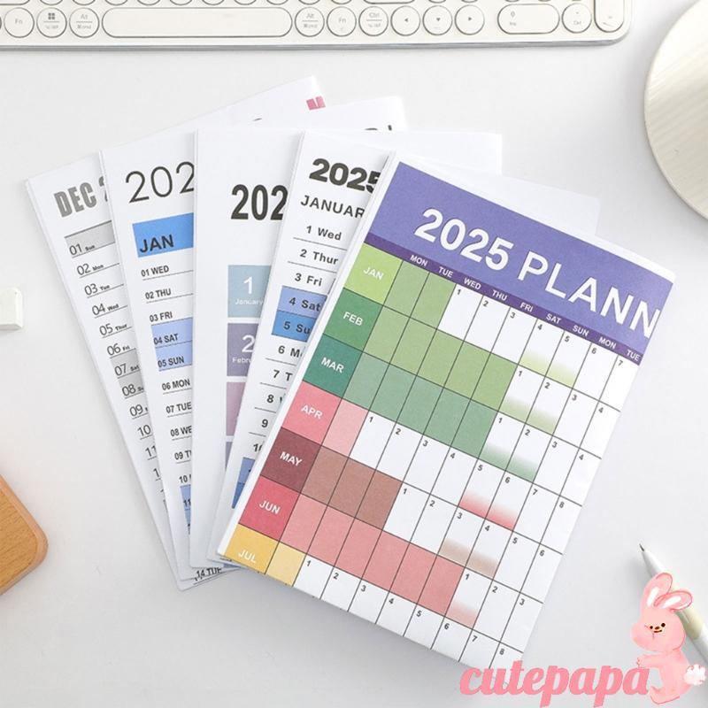 Cutep 2025 Yearly Planner ปฏิทิน Family Home Planner Calender 2025 Full Year Planner