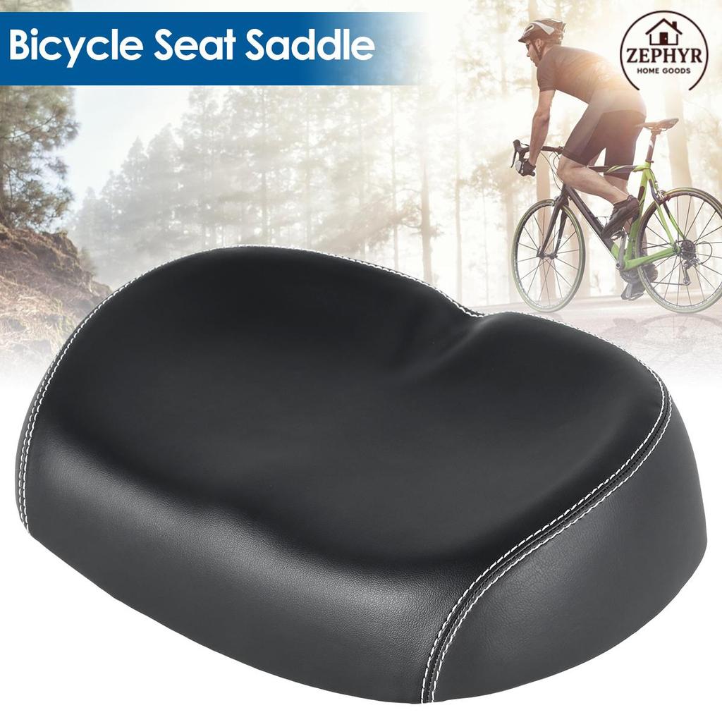 เบาะนั่งจักรยาน PU กันน้ํา Widened Noseless อานจักรยานแบบใช้ซ้ําได้ สบาย Soft MTB Cushion SHOPTKC9167