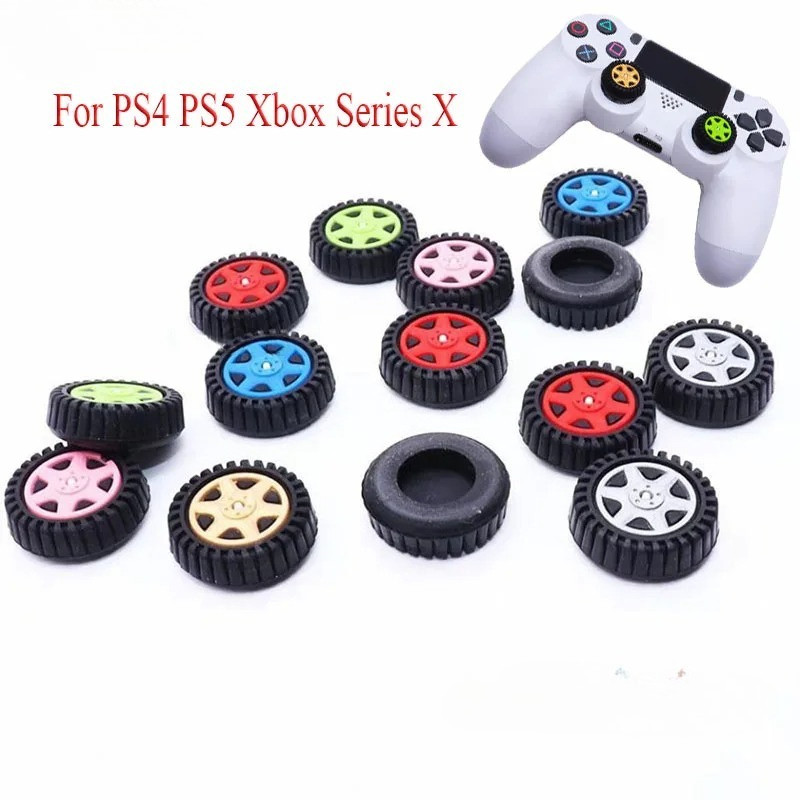 1 ชิ้นซิลิโคนปุ่มฝาครอบเปลี่ยนสําหรับ PS2/PS3/PS4/PS5 /Xbox Series X/Xbox One /Xbox 360 เกม Controll