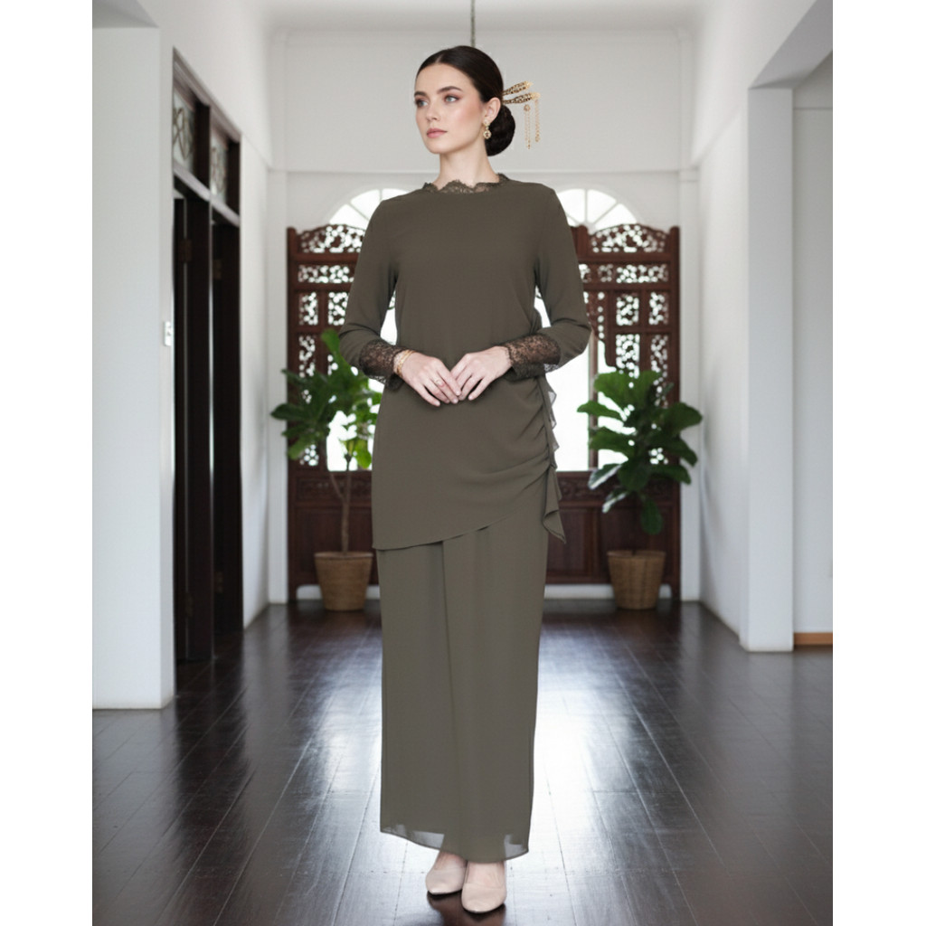 Kurung Modern Aliyah Olive
