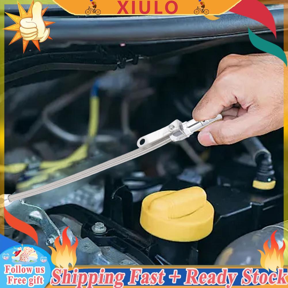 Xiulo Xiulo Aramox สแตนเลสยืดหยุ่นก้านวัดน้ำมัน 20in สกรูเปลี่ยนสไตล์สำหรับ SB 289 302 351W 429 460 