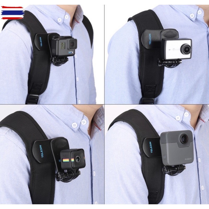 ตัวหนีTelesin แป้นหมุนได้ 360องศา  Telesin Clip Adapter 360 degrees สำหรั กล้องโกโปร , กล้องแอคชั่น 