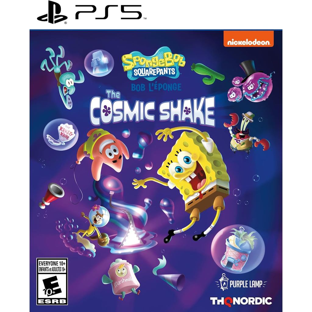 แผ่นเกม💿 Ps5 SpongeBob SquarePants : The Cosmic Shake | แท้มือ1 🆕 | Zone1 (All) US (ภาษา Eng) | Play