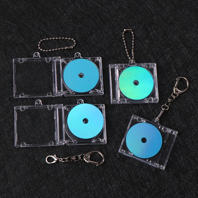 1PC NFC Functional CD Disc Key Chain Mini CD พวงกุญแจอุปกรณ์ต่อพ่วงของที่ระลึกอัลบั้ม Key สําหรับ DI