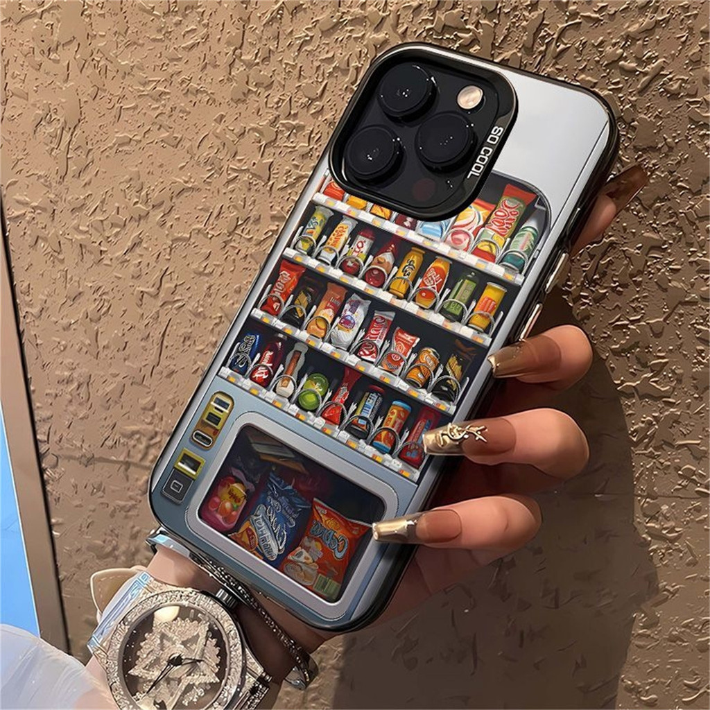 เคสไอโฟน สำหรับ IPhone 13 12 14 11 17 Air 16 15 Pro Max XR Max 7 8 Plus เคส IPhone Snack Vending Mac