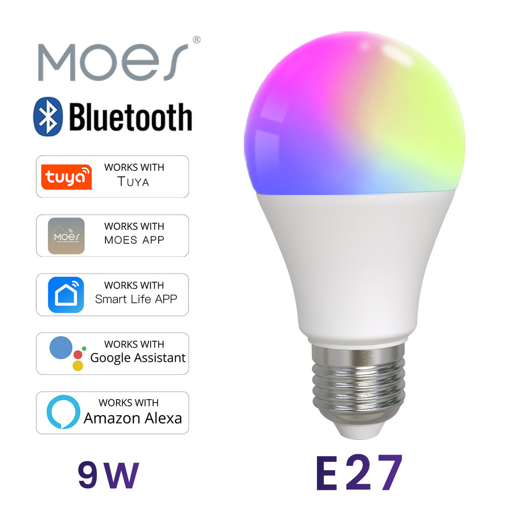 Graffiti Bluetooth beacon Smart Home LED Bulb app Timing Voice E27 Interface 9W Smart Bulb