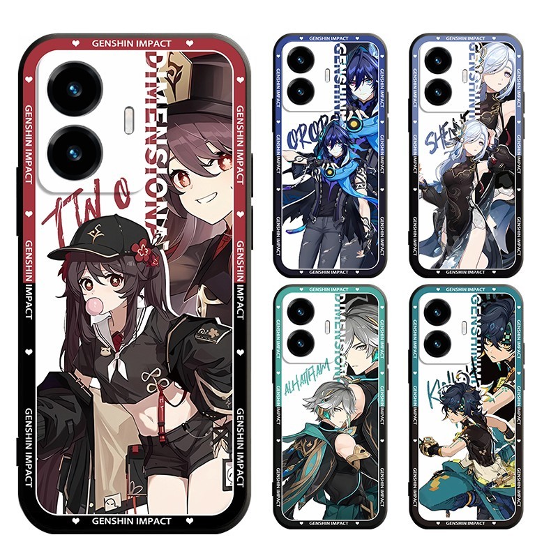 VIVO V60 Lite V60 V50 LITE V50 PRO 5G V4O V40 Pro V40 Lite 4G 5G Genshin Impact Casing Soft Case Cov