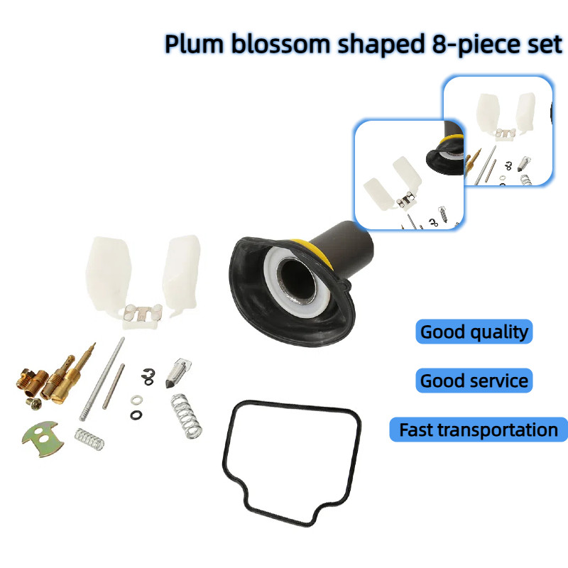 Plunger ชุดซ่อมคาร์บูเรเตอร์สําหรับ PD18J GY6 50CC ATV Karting Moped สกู๊ตเตอร์ Jet เข็มลอยวาล์วปะเก