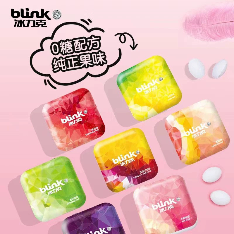 ลดราคา Blink Blink Blink Sugar-Free Mint Candy Fresh Breath Lozengesges Multi-Flavour Cool Long-Last