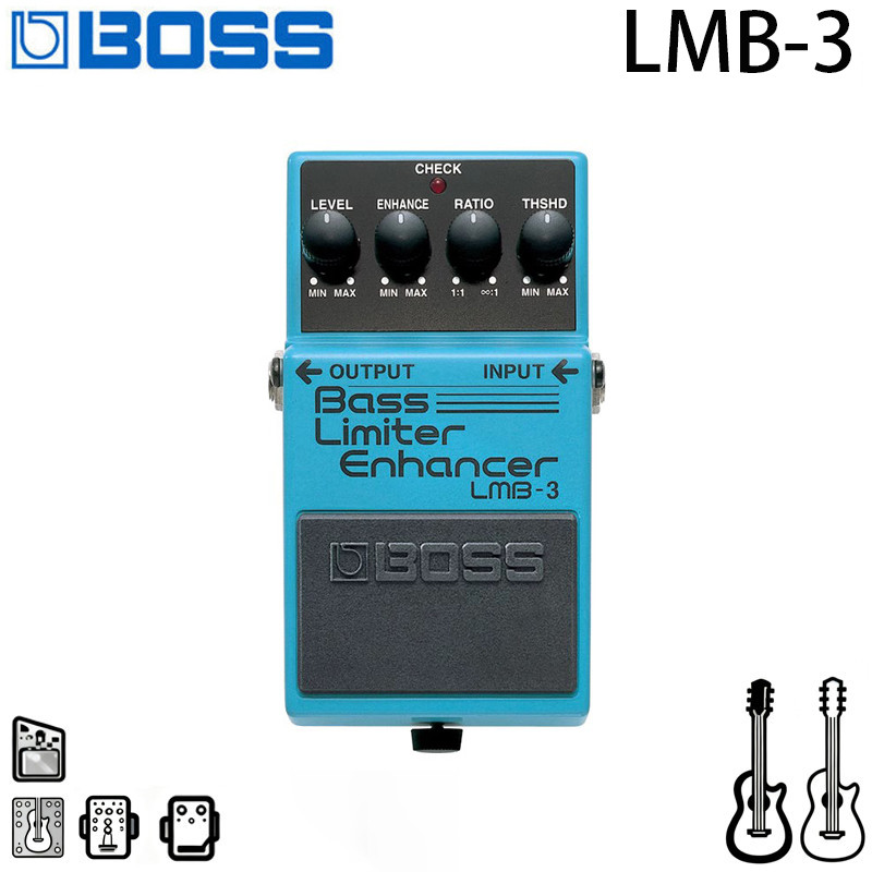 BOSS LMB-3 LMB3 อุปกรณ์เอฟเฟกต์บล็อกเดี่ยวเบสจํากัด