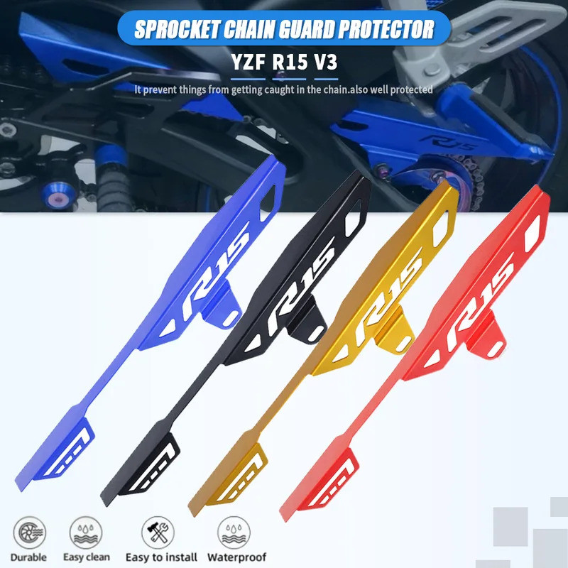 อุปกรณ์เสริมรถจักรยานยนต์เฟืองฝาครอบโซ่ Guard Protector สําหรับ Yamaha YZF R15 V3 YZF-R15 YZFR15 V3 