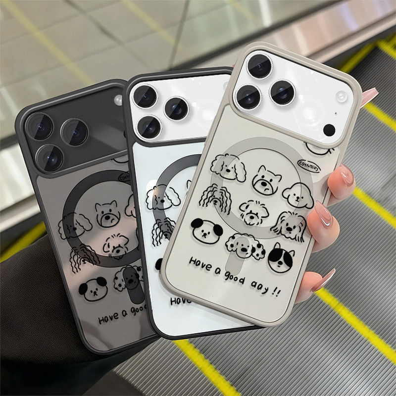 แม่เหล็ก เคสใสกันกระแทก For IPhone 17 Air 11 12 13 14 15 16 17 PRO MAX 17 16 15 Pro 16 15 14 PLUS 8 7 Plus XR X XS XSMAX