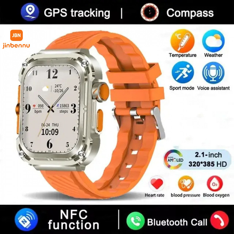 ใหม่ Z85 MAX สมาร์ทนาฬิกาผู้ชายผู้หญิงบลูทูธโทร NFC Lingdong Island Heart Rate ออกซิเจนในเลือดกีฬากั