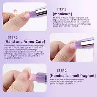 [BT-t] 3In1 เซรามิคเล็บ Cuticle Oil Brighten Moisturizing เล็บ Cuticle Remover ปากกาบํารุงเล็บ Essence ปากกาซ่อมความเสียหายใหม่