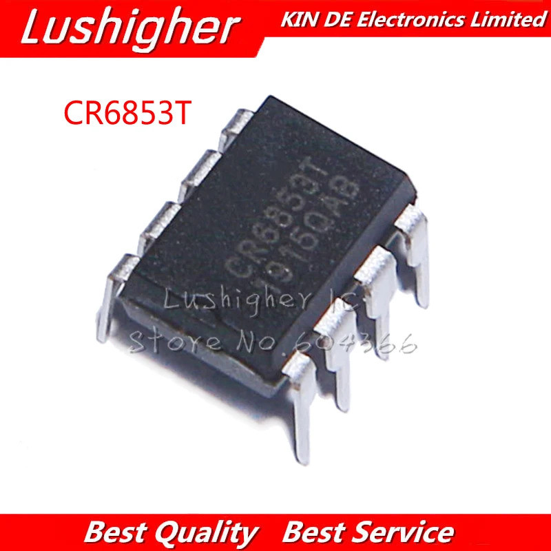 10 ชิ้น CR6853T DIP8 CR6853 DIP 6853T DIP-8