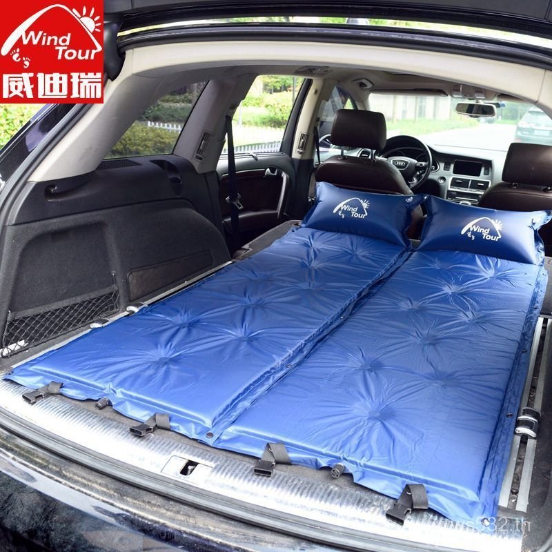 เสื่อพักกลางวันพองอัตโนมัติ สำหรับนอนหรือพักผ่อนกลางแจ้ง ประกบกันได้ JMW