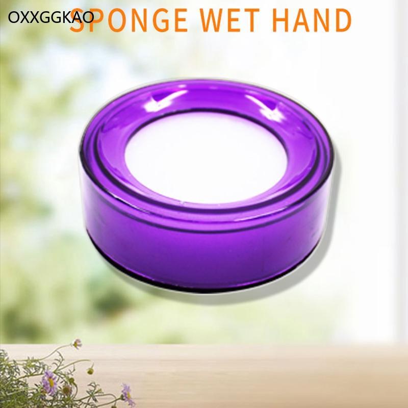 OXXGGKAO ปลายนิ้ว Moistener ปลายนิ้วฟองน้ําเปียก Reusbale สําหรับนับกระดาษเงินสด Dollar Bills ใบเสร็