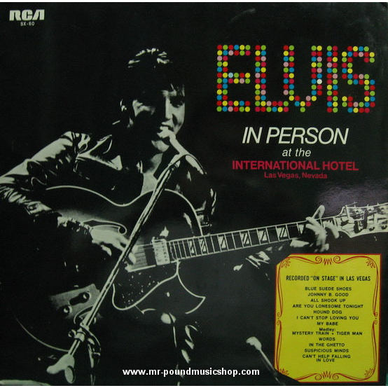 แผ่นเสียง Elvis Presley - Elvis In Person At The International Hotel (Vinyl) (VG+)