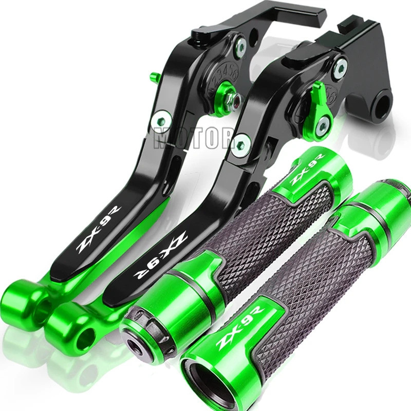 เบรค-Clut สําหรับ Kawasaki ZX9R ZX-9R 1998 1999 รถจักรยานยนต์ CNC ปรับพับคลัทช์เบรค Lever Handle Gri