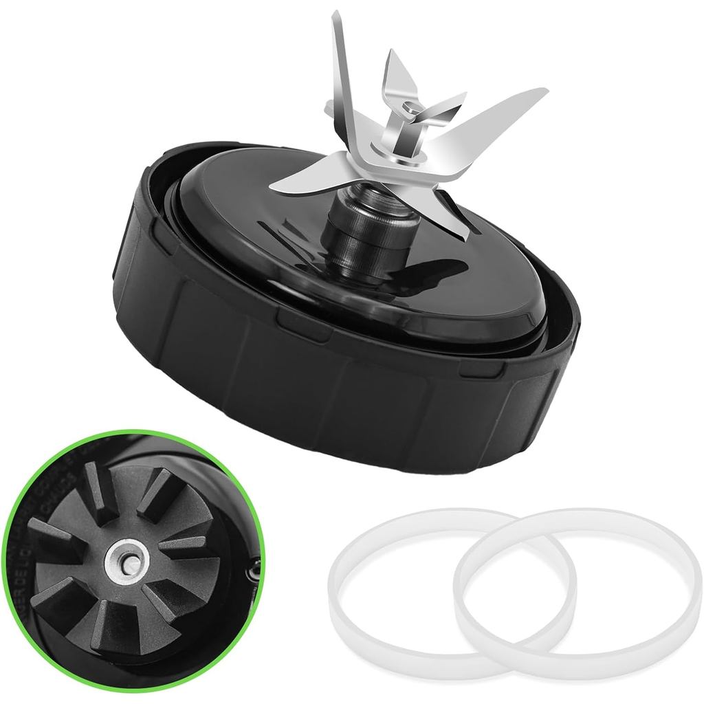 [รุ่นใหม่]SS101 ใบมีดทดแทนสําหรับอุปกรณ์เสริมเครื่องปั่นนินจา, ใบมีดเครื่องปั่น 7-Fins เข้ากันได้กับ