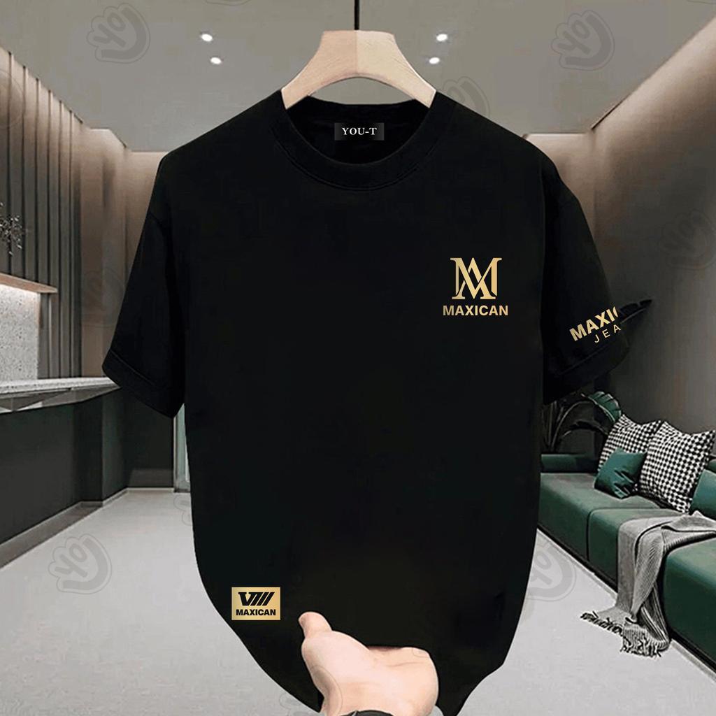 Y-T🧸เสื้อแฟชั่น เสื้อยืด oversize ผ้าฝ้าย100% แนวสตรีท ไม่ต้องรีดผ้า สวมใส่สบาย ผ้านิ่ม ลาย "MAXICAN"