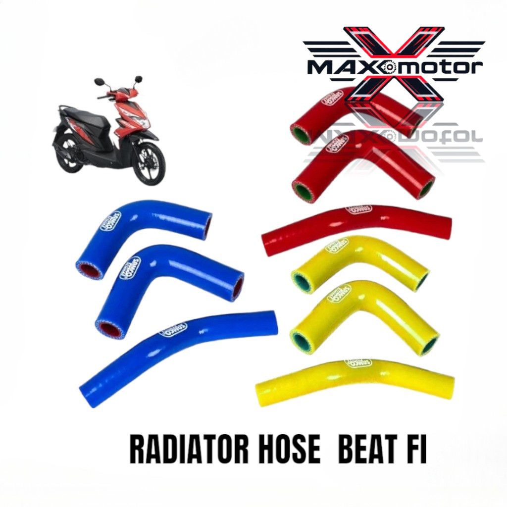 SAMCO HONDA BEAT FI RADIATOR HOSE COOLANT HOSE SILICONE RADIATOR HOSE COOLANT HOSE SILICONE RADIATOR