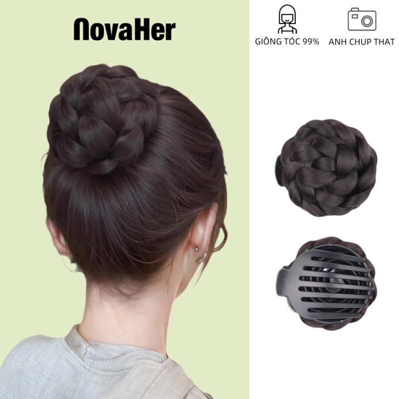 วิกผมปลอม ปอยผมปลอม ทรงสูงหรู หนีบติดง่าย สไตล์คุณหนี้ ผมสังเคราะห์คุณภาพ รับประกันความเนียน