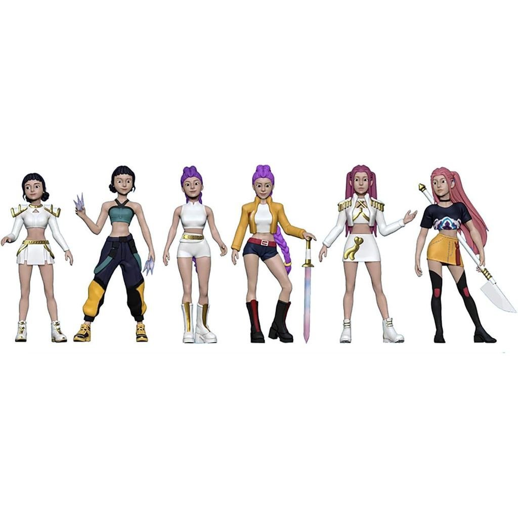 K-Pop Dem0n Hunters ตุ๊กตา Huntrix Rumi/Mira/Zy ตุ๊กตาและหุ่นเสื้อผ้าอุปกรณ์เสริมพัดลม Merch K-Pop D