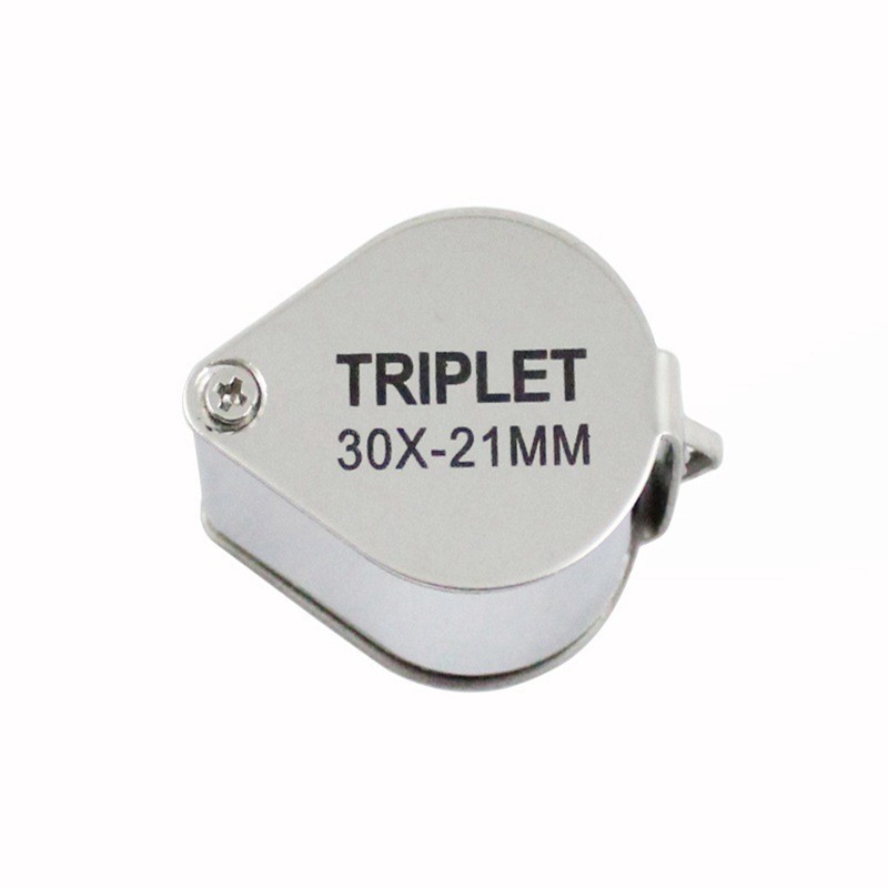 แว่นขยายกําลังสูง Appraisal เฉพาะ High-Definition Looking Pigeon Eye Silver Dollar Looking Diamonds 