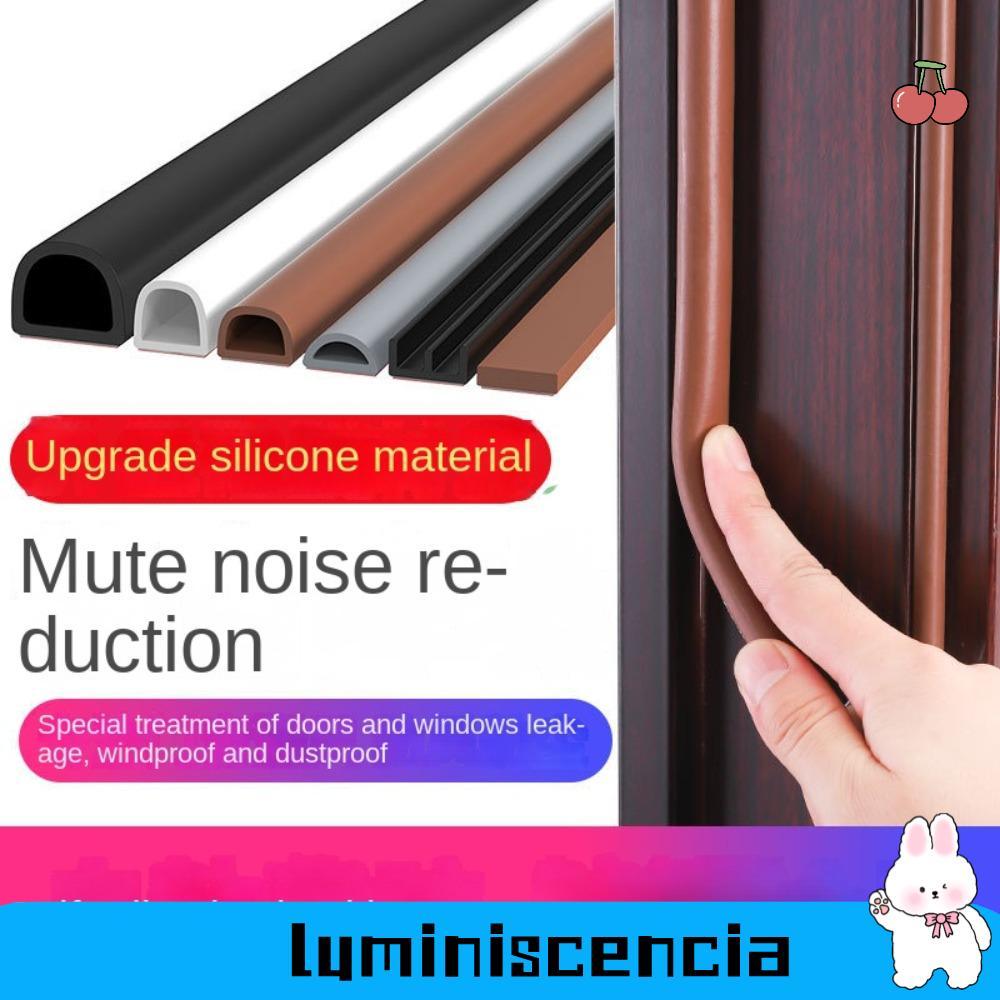 LUMINESCIA แถบซีลประตู, ยางซิลิโคน D/E/I ประเภท Weatherstrip, กันเสียงแบบยืดหยุ่น 6 เมตรซีล Stopper หน้าต่าง
