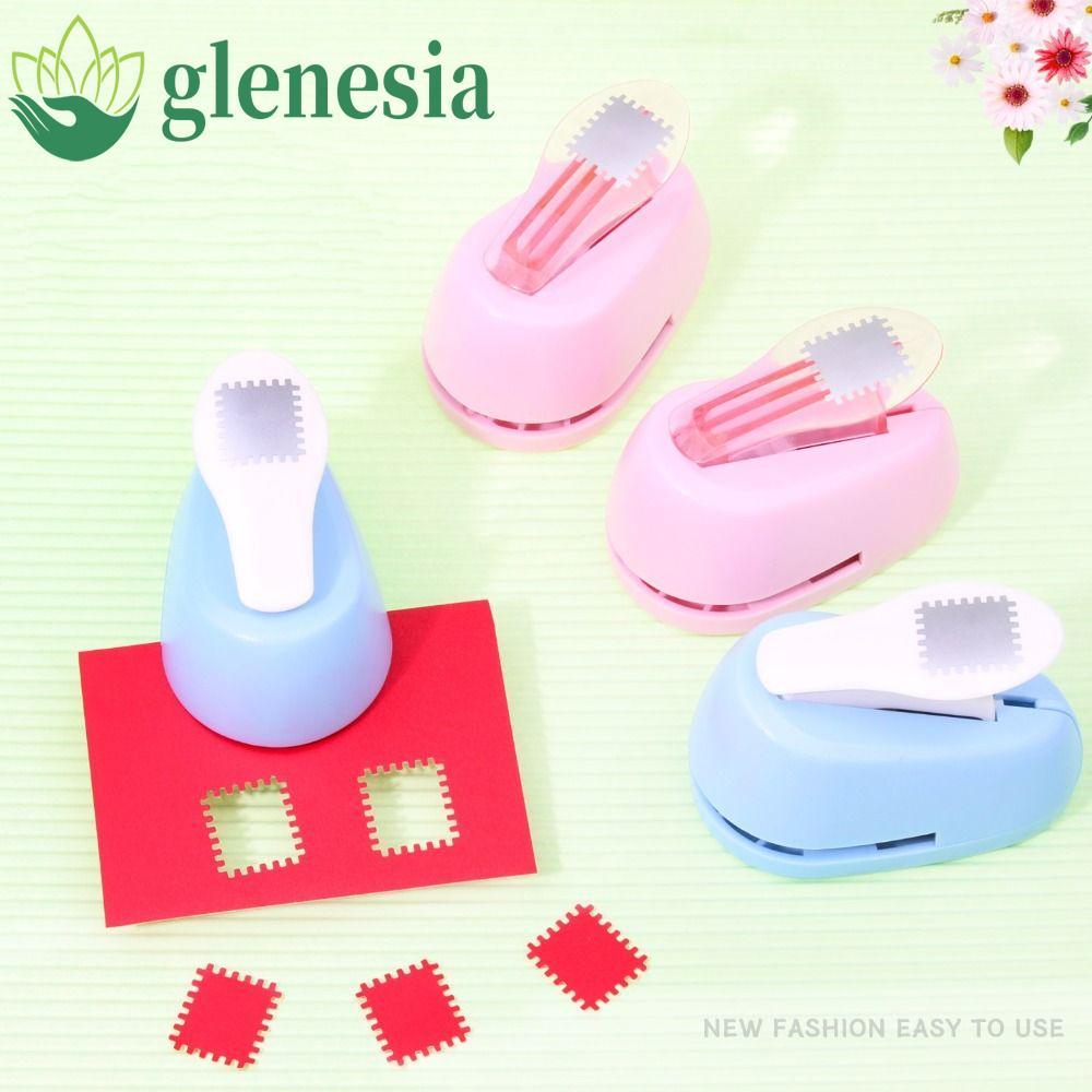 GLENESIA Stamp Border Punches Maker ตัดลายนูนหัตถกรรม|เครื่องเขียน Hole Puncher ตัดกระดาษแสตมป์ Shap