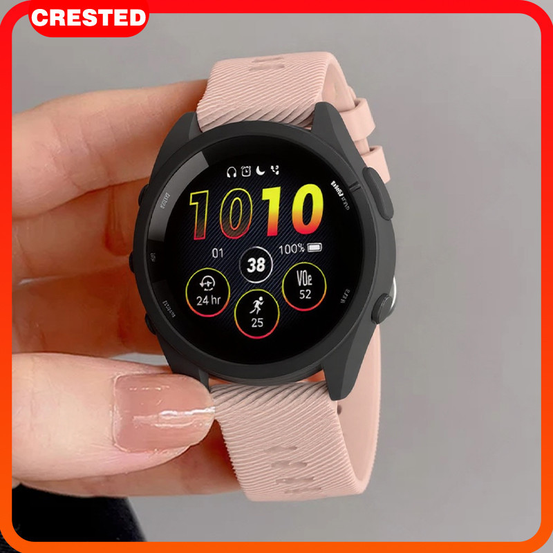 สายยาง 22 20mm for Garmin Forerunner 165 55 158 570 42mm/vivoactive 5/Active /Bounce/VivoMove/Venu/approach อุปกรณ์เสริม