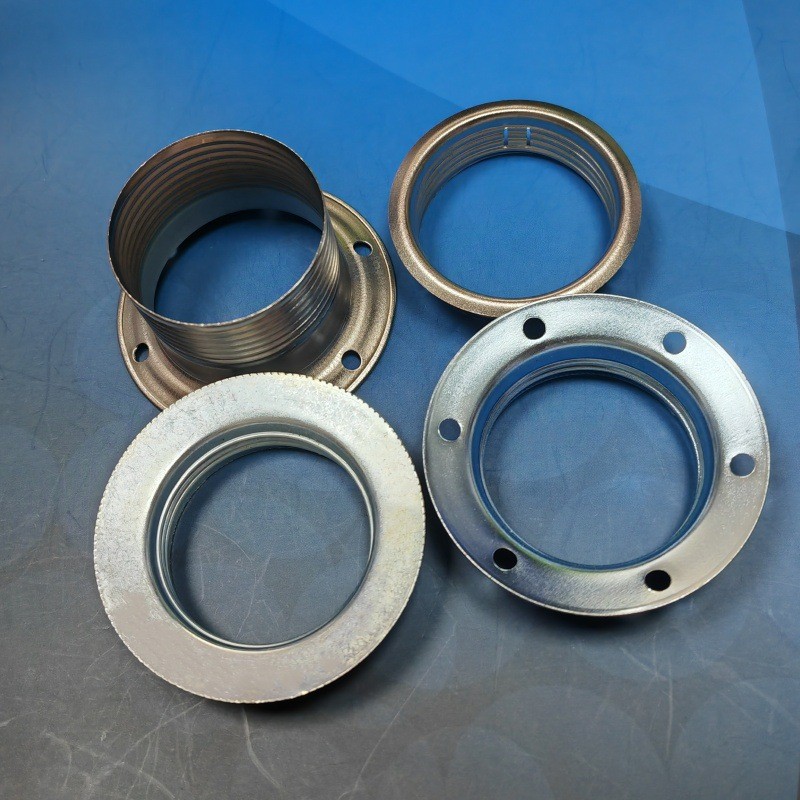 ผู้ถือโคมไฟผู้ถือโคมไฟอุปกรณ์เสริม E27 ผู้ถือโคมไฟแหวนด้านนอกเหล็กแหวนด้านนอก GN-701F-E27 แหวนเหล็ก 