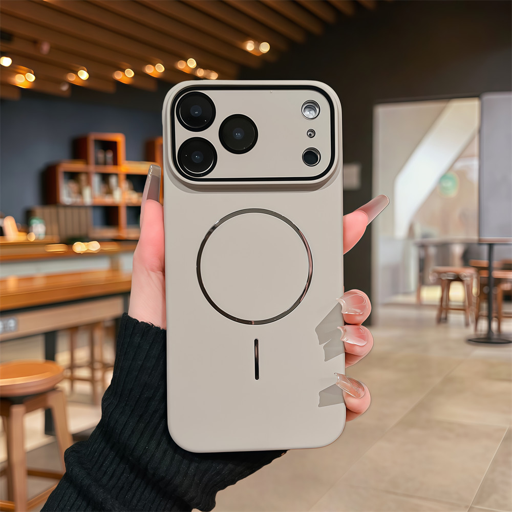 คุณภาพสูง Hard SHELL เคสโทรศัพท์แม่เหล็กสําหรับ iPhone 17 Pro Max 12 13 14 15 16 PRO MAX Air 15 16 plus Anti drop เลนส์ป้องกันกันกระแทก Cove Hard SHELL กรณีโทรศัพท์ - รูปที่ 2