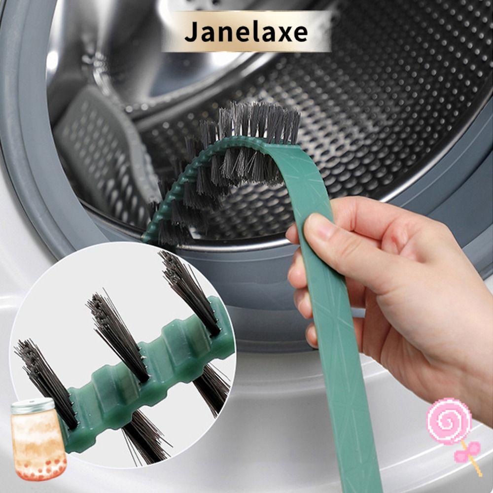 ซักผ้าแบบกลิ้ง JANELAXE|แปรง, แปรงรอยแยกลํากล้องด้านในแบบสากลด้ามยาว ทนทาน 360° เครื่องมือล้างห้องน้ําปนเปื้อนหมุน