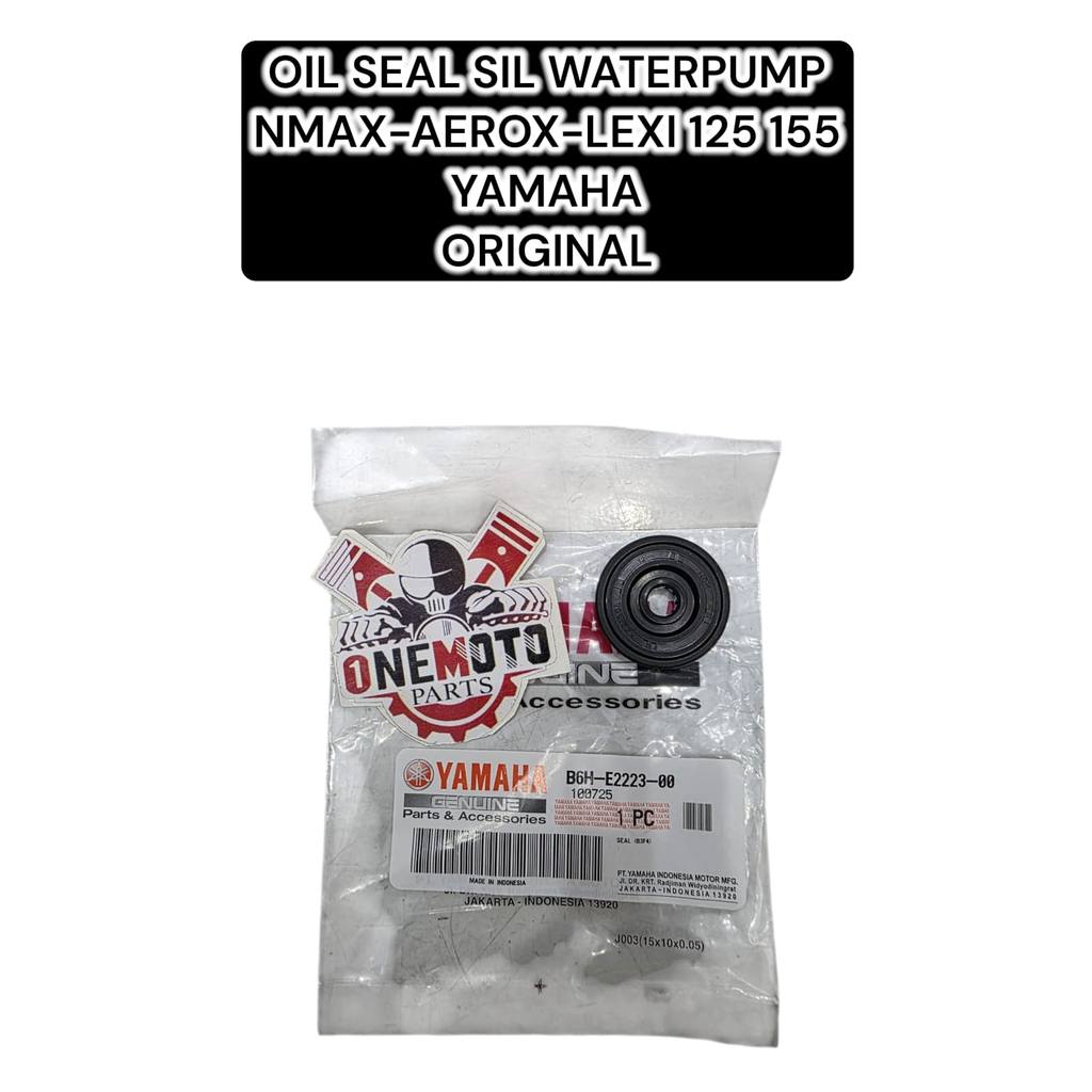 ซีลน้ํามัน SIL WATERPUMP N MAX AEROX LEXI 125 155 YAMAHA B6H-E2223-00 เดิม