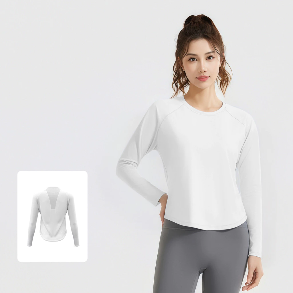 MVP Sport เสื้อยืดแขนยาว ตาข่ายหลัง ระบายอากาศ ออกกำลังกาย thumbnail 3