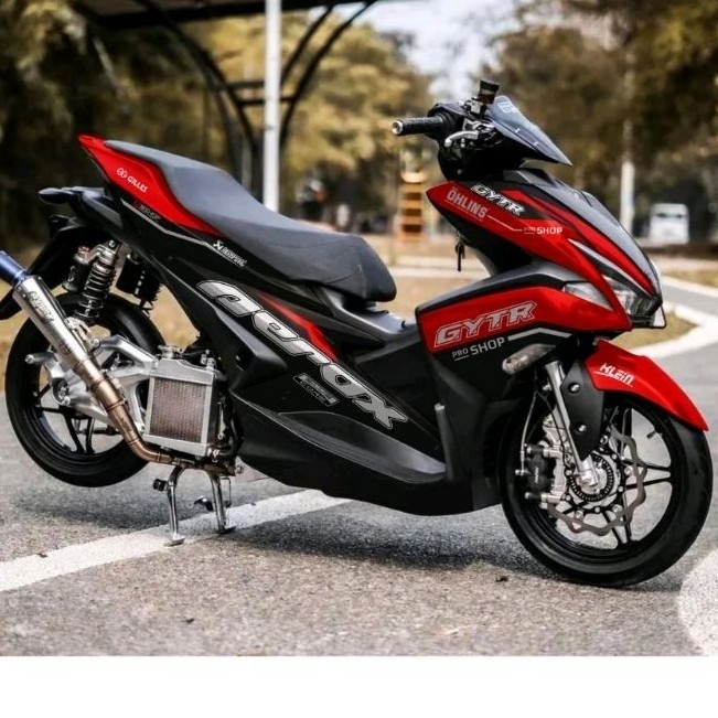 สติ๊กเกอร์สติ๊กเกอร์ aerox ใหม่พร้อมเต็มตัวเรียบง่าย gytr motif