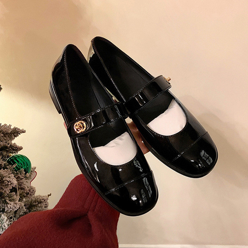 Zuri Girl~Pretty Round Toe with Thick Heel Mary Jane Shoes Female Huizhou