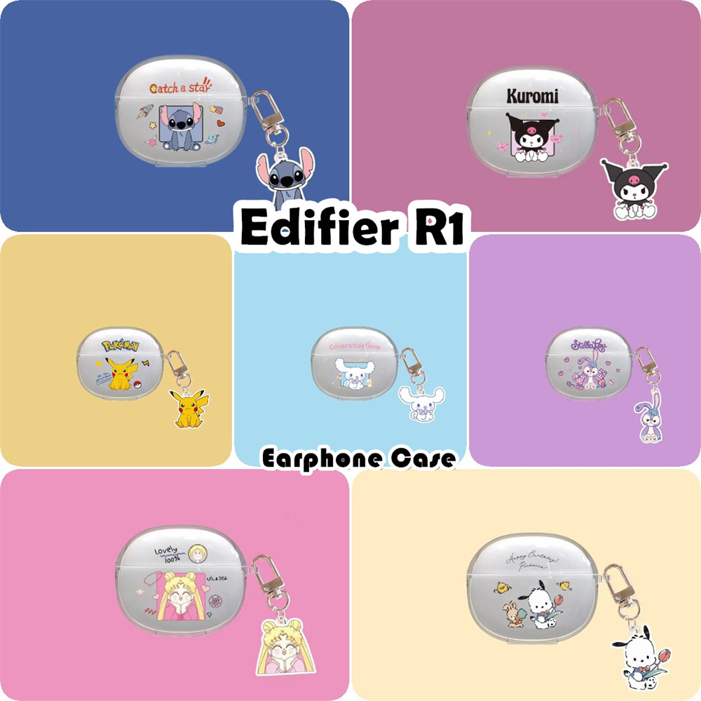 READY STOCK!นําไปใช้กับ Edifier R1 เคส Case เคสหูฟัง การ์ตูนง่าย ซิลิโคนนุ่ม เคส เคสหูฟัง