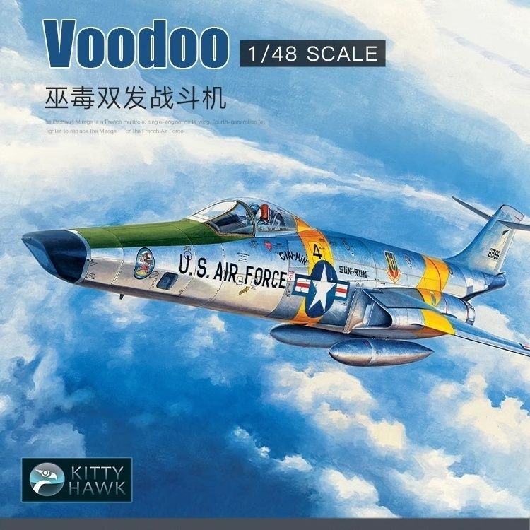 Kitty รุ่น KH80116 1/48 McDonald RF-101C/G/H Voodoo Tactical Reconnaissance Aircraft