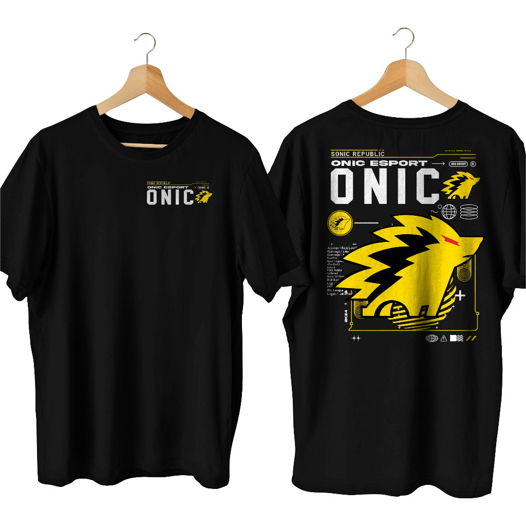 Onic Esports Raja Langit Esport Indonesia Streetwear New Series Combed 30s เสื้อยืด/อินโดนีเซีย Espo