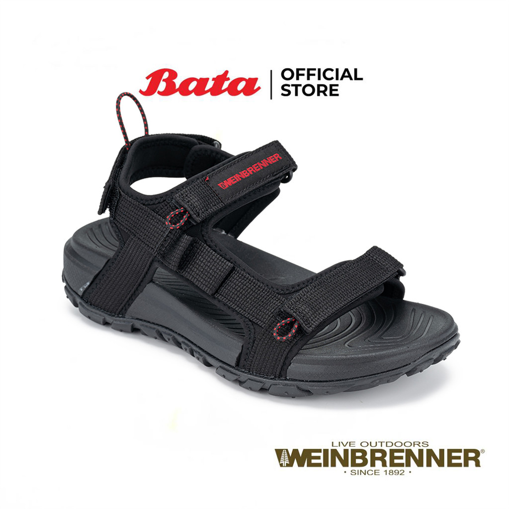 Bata บาจา Weinbrenner รองเท้าลำลองรัดส้น สำหรับผู้ชาย รุ่น EUSTON สีดำ 8406100 สีกรมท่า 8409100