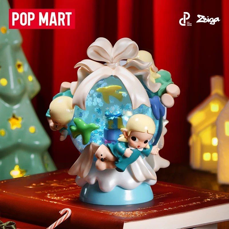 POPMART POPMART Zsiga Zsiga Gift Collection Winter Series รูป Mystery Box ของเล่นเครื่องประดับของขวั