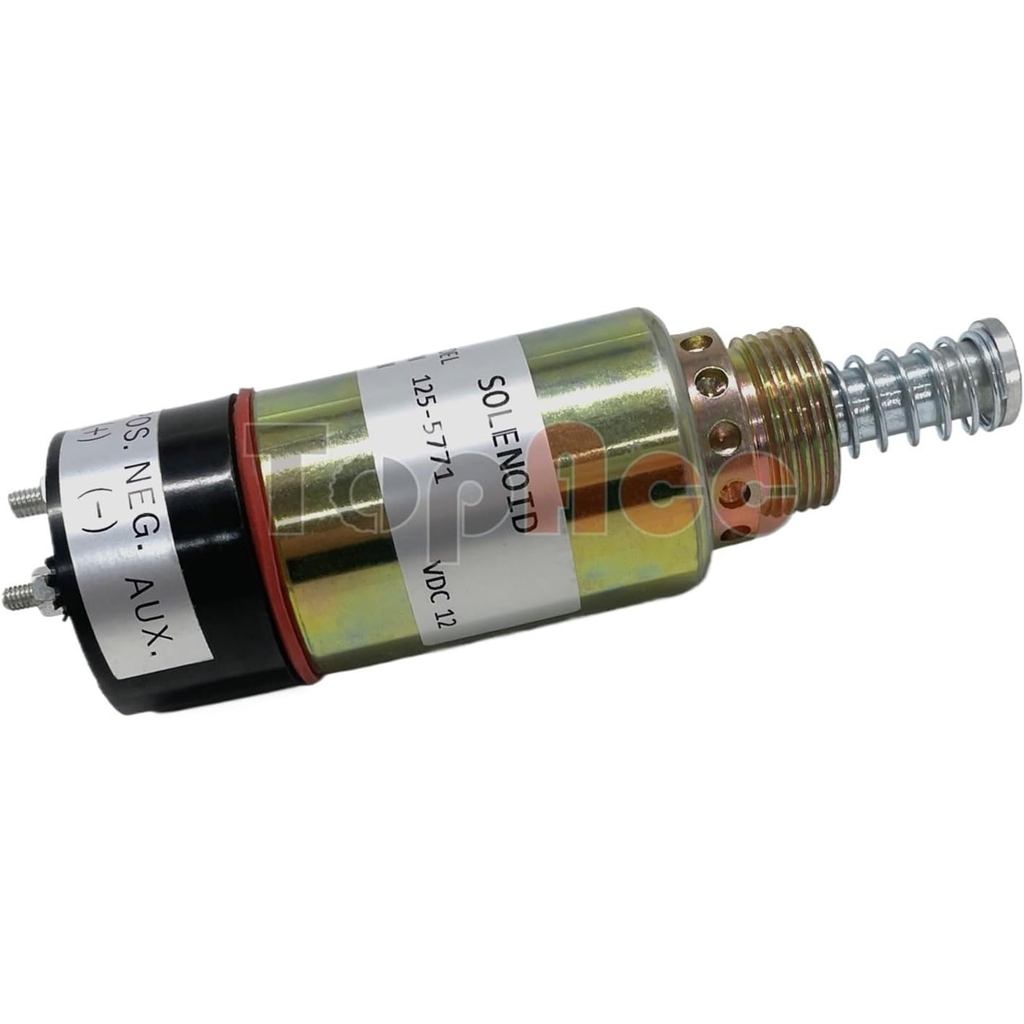 12V 24V 125-5771 125-772 การใช้ปิด Solenoid 9X-5312 7C-9458 สําหรับ Caterpillar CAT 3114 3116 3126 เ