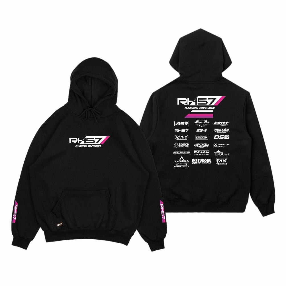 เสื้อฮู้ดลายกราฟิก RH57 Racing Division | Unisex S-5XL สุดเท่ | สาวกรถแข่งสุดเท่