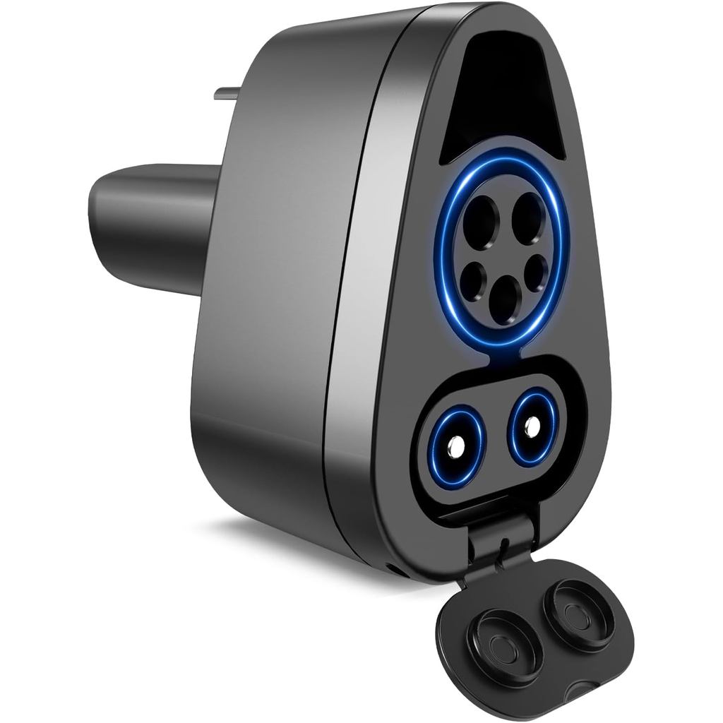 J1772 และ CCS Adapter - 2 in 1 ใช้งานได้กับ Tesla CCS (รุ่น 3/Y/S/X) - J1772 ถึง Tsl Charging Combo 